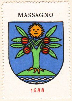 Wappen von/Blason de Massagno