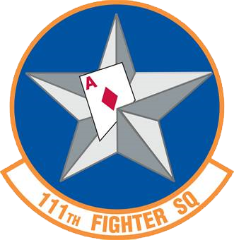 Coat of arms (crest) of the 111th Fighter Squadron, Texas Air National Guard