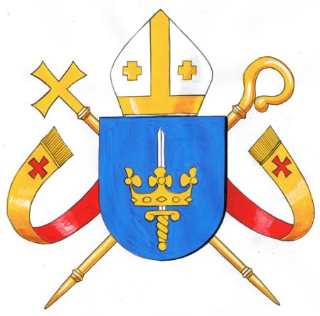 Arms (crest) of Diocese of Stockholm (Catholic)