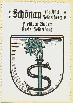 Wappen von Schönau (Odenwald)/Coat of arms (crest) of Schönau (Odenwald)