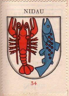 Wappen von/Blason de Nidau