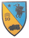 Coat of arms (crest) of 10th African Chasseur Regiment, French Army