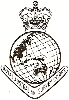 Coat of arms (crest) of the Royal Australian Survey Corps, Australia