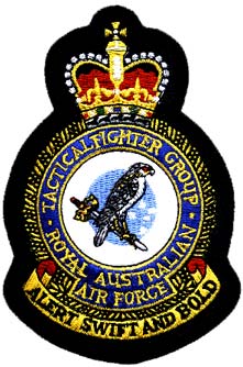 Coat of arms (crest) of the Tactical Fighter Group, Royal Australian Air Force