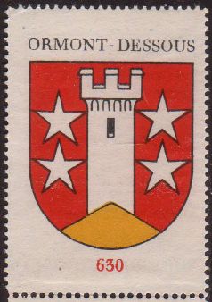 Wappen von/Blason de Ormont-Dessous