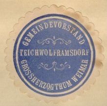 Wappen von Teichwolframsdorf/Coat of arms (crest) of Teichwolframsdorf