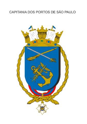 Coat of arms (crest) of the Harbour Captain of São Paulo, Brazilian Navy