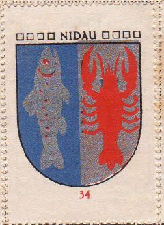 Wappen von/Blason de Nidau