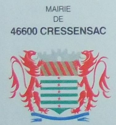 Wappen von Cressensac/Coat of arms (crest) of Cressensac