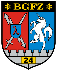 Coat of arms (crest) of the Hungarian Honvéd 24th Gergely Bornemissza Reconnaissance Battalion, Hungarian Army
