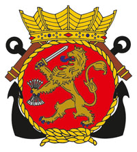 Coat of arms (crest) of the Zr.Ms. De Zeven Provinciën, Netherlands Navy