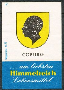 Wappen von Coburg (Bayern)/Coat of arms (crest) of Coburg (Bayern)