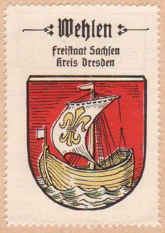 Wappen von Stadt Wehlen/Coat of arms (crest) of Stadt Wehlen