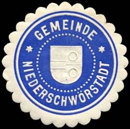 Wappen von Niederschwörstadt/Arms (crest) of Niederschwörstadt