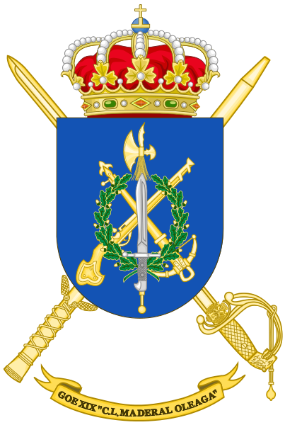 File:Special Operations Bandera C.L. Maderal Oleaga XIX, Spanish Army.png