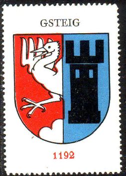 Wappen von/Blason de Gsteig bei Gstaad