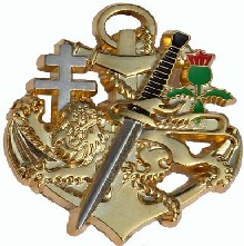 Blason de Commando Kieffer, French Navy/Arms (crest) of Commando Kieffer, French Navy