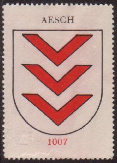 Wappen von/Blason de Aesch (Zürich)