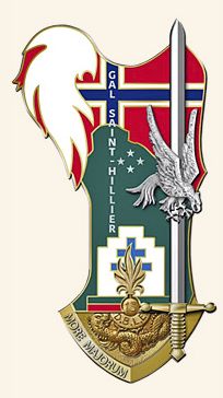 Coat of arms (crest) of the Promotion 2015-2018 Général Saint-Hillier of the Special Military School Saint-Cyr Coëtquidan, French Army