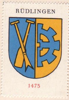 Wappen von/Blason de Rüdlingen