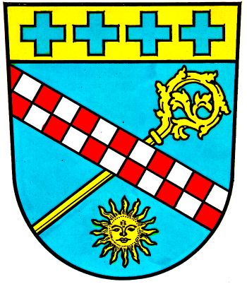 Wappen von Strahlungen/Arms (crest) of Strahlungen