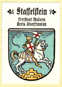 Wappen von Bad Staffelstein/Coat of arms (crest) of Bad Staffelstein