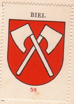 Wappen von/Blason de Biel/Bienne