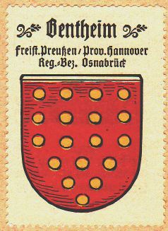 Wappen von Bad Bentheim/Coat of arms (crest) of Bad Bentheim
