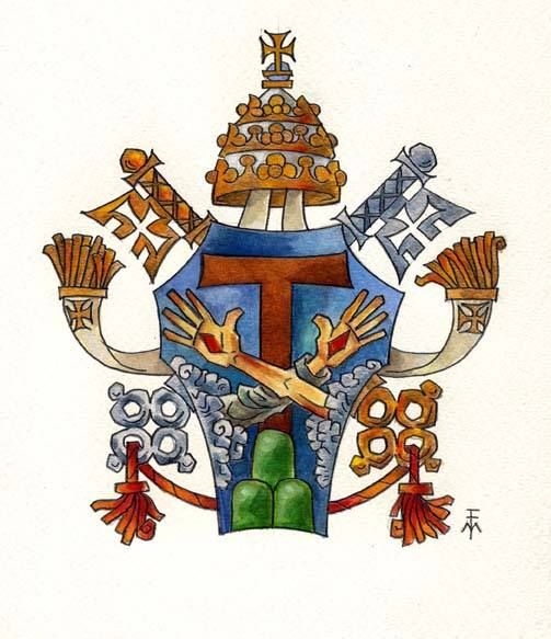 Arms of Basilica Papale di San Francesco
