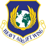 Coat of arms (crest) of the Heavy Airlift Wing, Strategic Airlift Capability