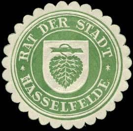 Wappen von Hasselfelde/Coat of arms (crest) of Hasselfelde