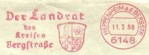 Wappen von Bergstrasse/Coat of arms (crest) of Bergstrasse