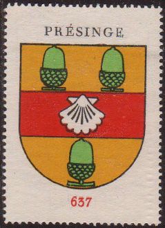 Wappen von/Blason de Presinge