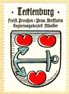 Wappen von Tecklenburg/Coat of arms (crest) of Tecklenburg