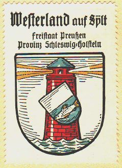 Wappen von Westerland/Coat of arms (crest) of Westerland