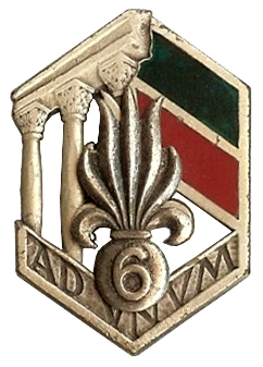 Blason de 6th Foreign Infantry Regiment, French Army/Arms (crest) of 6th Foreign Infantry Regiment, French Army
