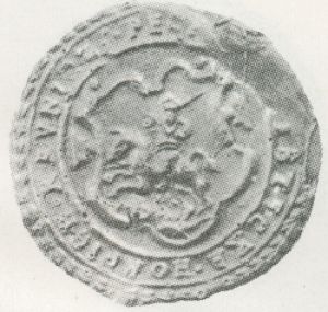 Seal (pečeť) of Horní Kounice