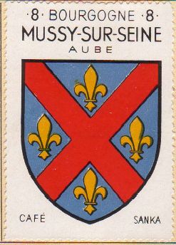 Blason de Mussy-sur-Seine/Coat of arms (crest) of {{PAGENAME