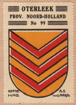 Wapen van Oterleek/Coat of arms (crest) of Oterleek