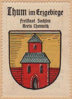Wappen von Thum (Erzgebirge)