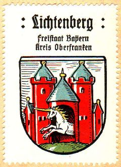 Wappen von Lichtenberg (Oberfranken)/Coat of arms (crest) of Lichtenberg (Oberfranken)