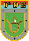 Coat of arms (crest) of the 6th Army Division - Voluntários da Patria Division, Brazilian Army