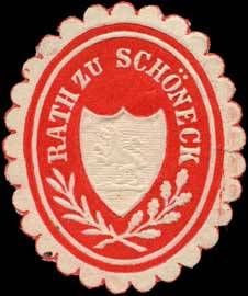 Seal of Schöneck/Vogtland