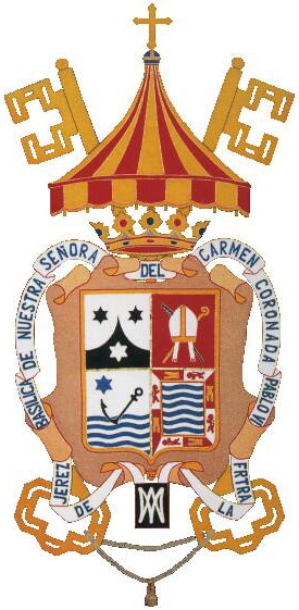 Arms (crest) of Basilica of Our Lady of Carmen Crowned, Jerez de la Frontera