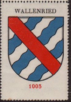 Wappen von/Blason de Wallenried (Fribourg)