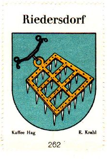 Coat of arms (crest) of Riedersdorf