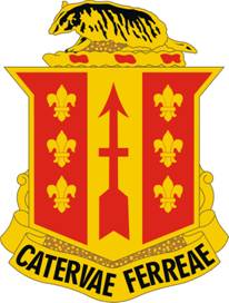 Coat of arms (crest) of 121st Field Artillery Regiment, Wisconsin Army National Guard