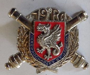 Blason de 19th Artillery Regiment, French Army/Arms (crest) of 19th Artillery Regiment, French Army