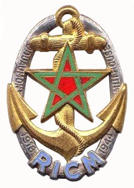 Coat of arms (crest) of the Marine Infantry Tank Regiment, French Army