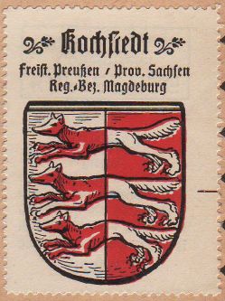 Wappen von Cochstedt/Coat of arms (crest) of Cochstedt